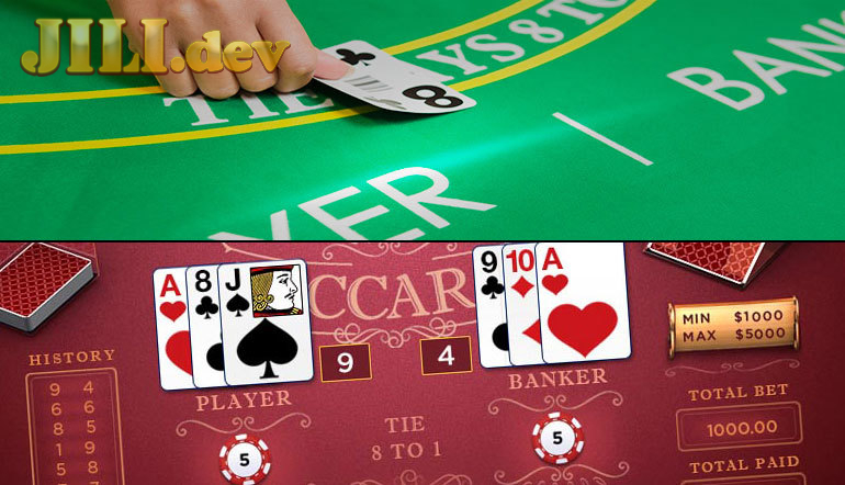 Các thế bài Baccarat cược tích cực