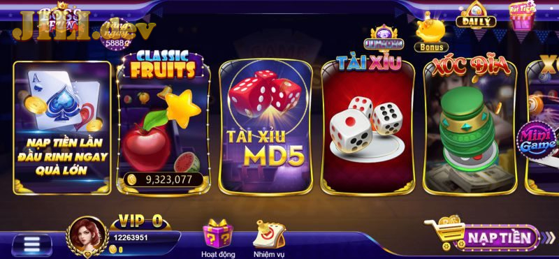 Các Trò Chơi Cá Cược Phổ Biến Tại Boss Fun