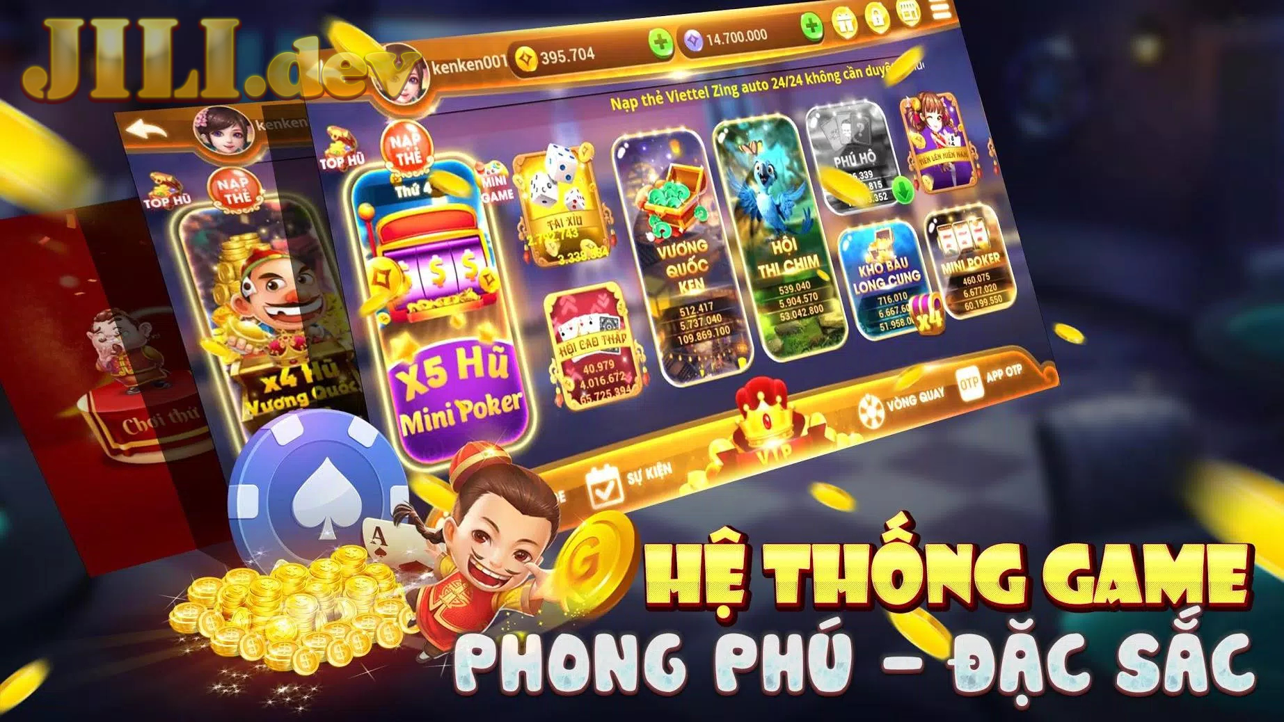 Top game bài ăn khách nhất tại Mon Club